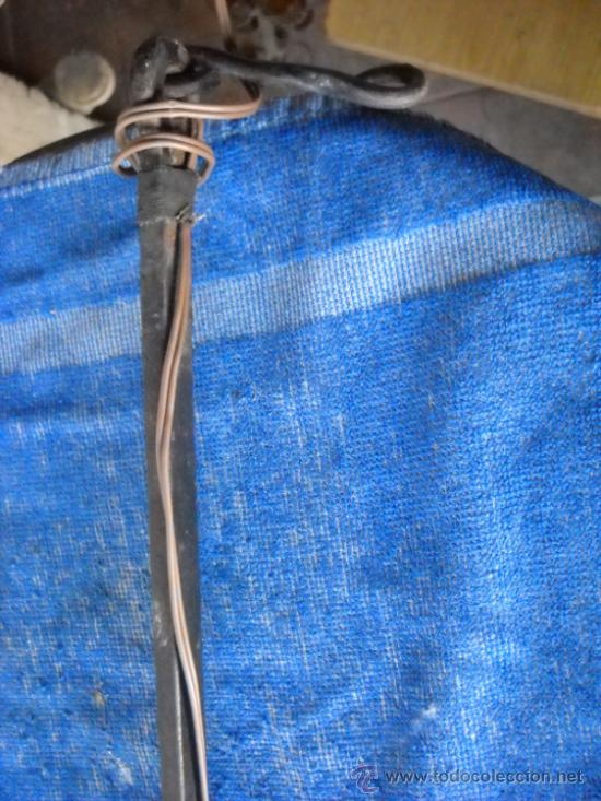 Antig&uuml;edades: L&Aacute;MPARA DE FORJA ELECTRIFICADA - Foto 5