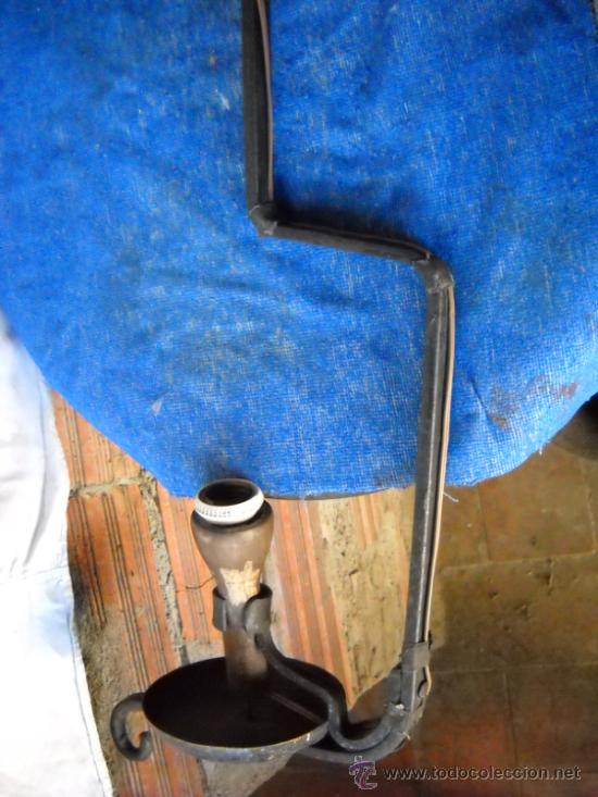 Antig&uuml;edades: L&Aacute;MPARA DE FORJA ELECTRIFICADA - Foto 4