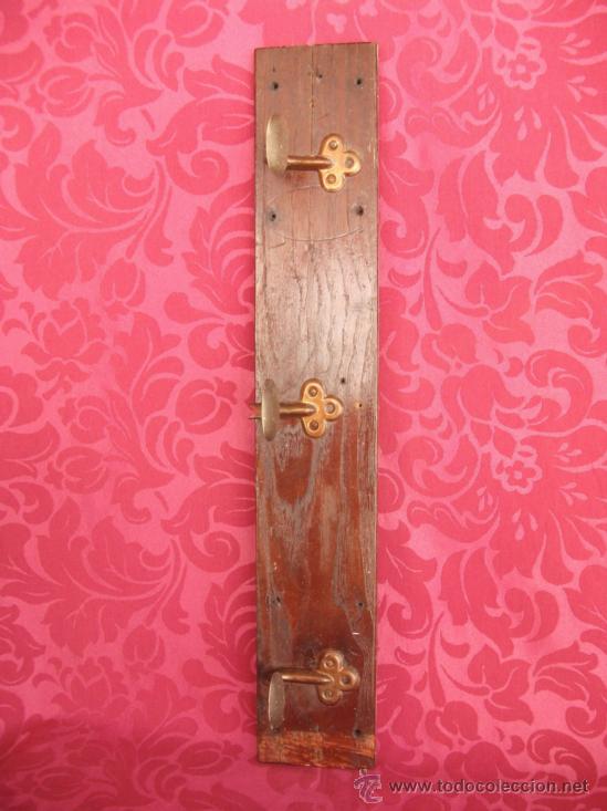 Antig&uuml;edades: Perchero madera y metal. - Foto 1