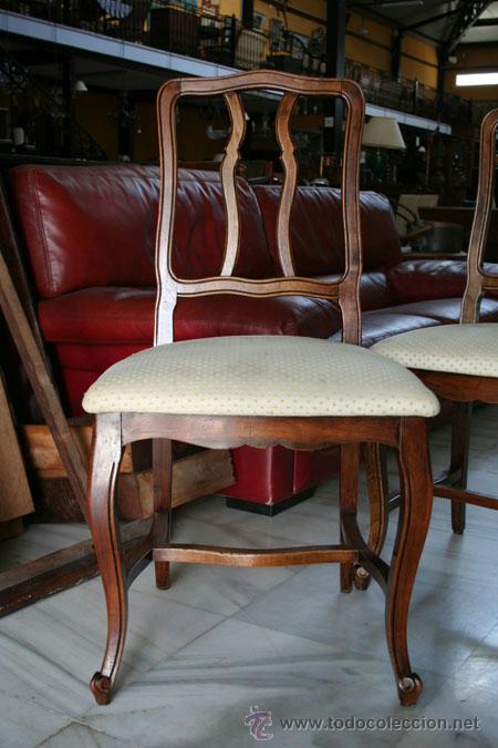 Antig&uuml;edades: 4 SILLAS LUIS XV REF.5500 - Foto 2