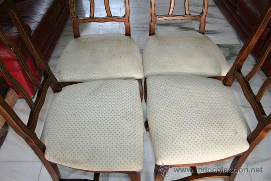 Antig&uuml;edades: 4 SILLAS LUIS XV REF.5500 - Foto 4