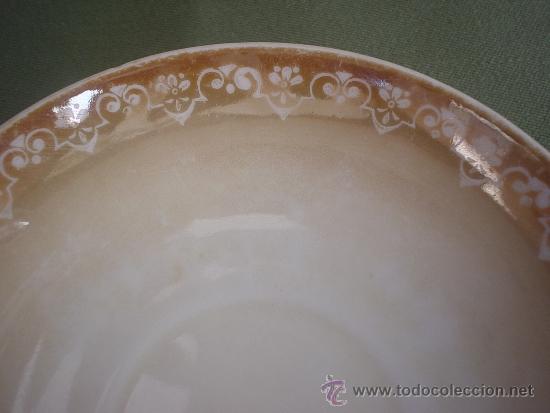 Antig&uuml;edades: PLATO CAF&Eacute; PORCELANA TORNASOLADA - Foto 2