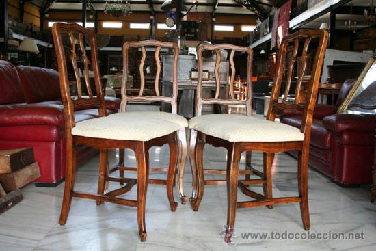 Antig&uuml;edades: 4 SILLAS LUIS XV REF.5500 - Foto 1