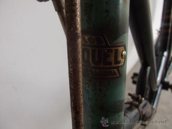 Antig&uuml;edades: ANTIGUA BICICLETA CON LLANTAS DE MADERA - Foto 8