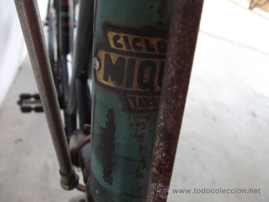 Antig&uuml;edades: ANTIGUA BICICLETA CON LLANTAS DE MADERA - Foto 9