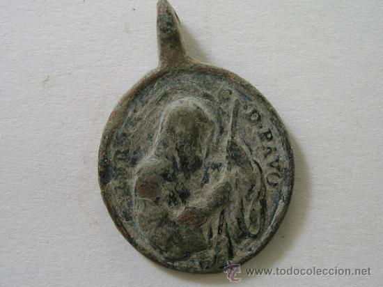Antig&uuml;edades: Medalla antigua religiosa - Foto 2