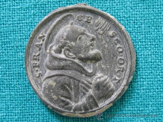 Antig&uuml;edades: Medalla antigua religiosa - Foto 2