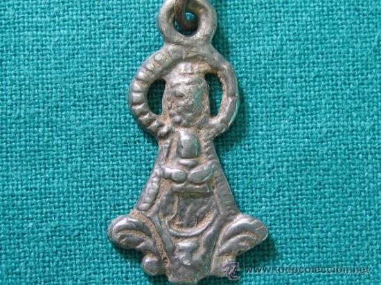 Antig&uuml;edades: Medalla  religiosa antigua en plata - Foto 2