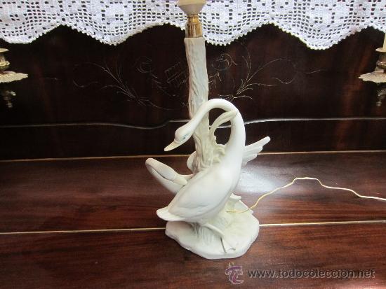 Antig&uuml;edades: lampara de porcelana - Foto 2