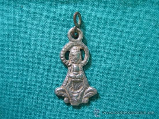 Antig&uuml;edades: Medalla  religiosa antigua en plata - Foto 1