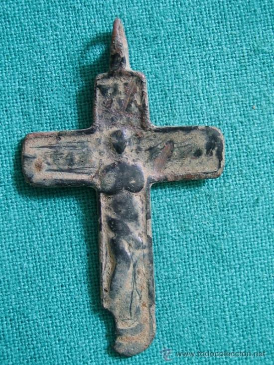 Antig&uuml;edades: Cruz antigua religiosa - Foto 1
