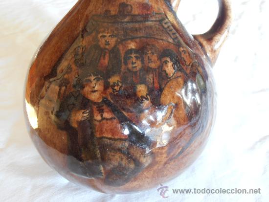 Antig&uuml;edades: JARRA, BOTELLA Y CINCO VASOS DE CERAMICA, - Foto 5