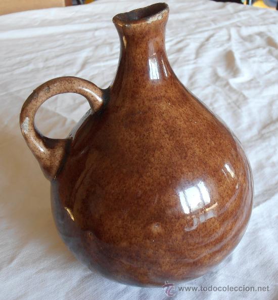 Antig&uuml;edades: JARRA, BOTELLA Y CINCO VASOS DE CERAMICA, - Foto 8
