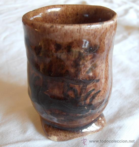 Antig&uuml;edades: JARRA, BOTELLA Y CINCO VASOS DE CERAMICA, - Foto 11