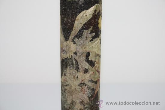 Antig&uuml;edades: VIOLETERO EN MADERA PINTADA PRINC S XX. - Foto 8