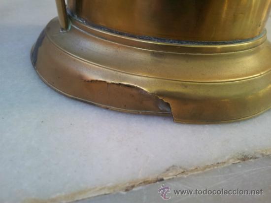 Antig&uuml;edades: Lote de jarra y dos vasos en cobre - Foto 10