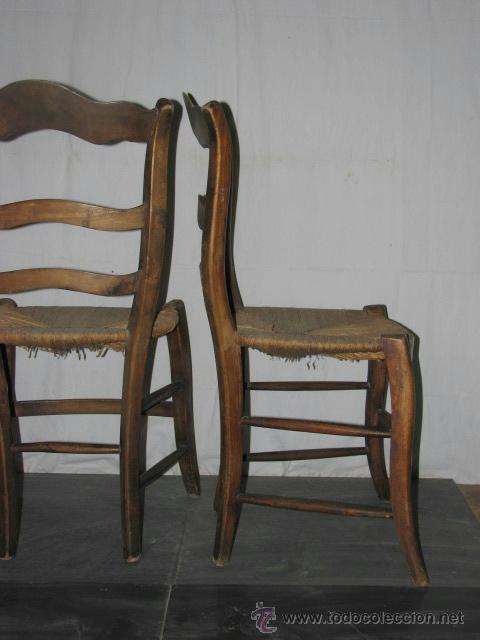 Antig&uuml;edades: PAREJA DE ANTIGUAS SILLAS - Foto 3