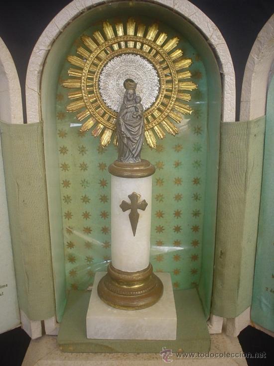 Antig&uuml;edades: CAPILLA VIRGEN  DEL PILAR - A&Ntilde;O 1950 - Foto 2