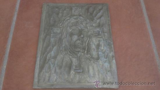 Antig&uuml;edades: BONITA PLACA EN RELIEVE CRISTO - Foto 2