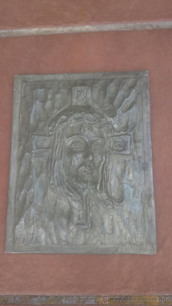 Antig&uuml;edades: BONITA PLACA EN RELIEVE CRISTO - Foto 1