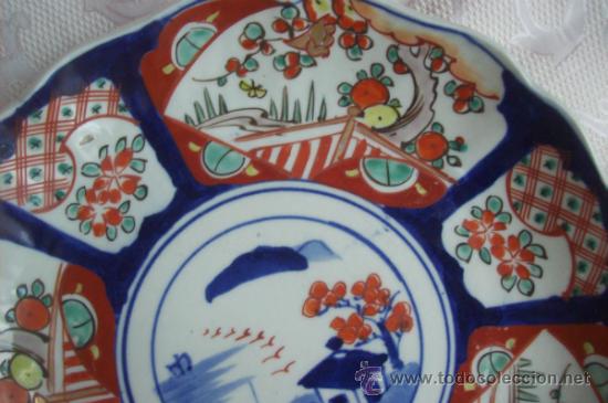 Antig&uuml;edades: Plato Imari - Foto 5