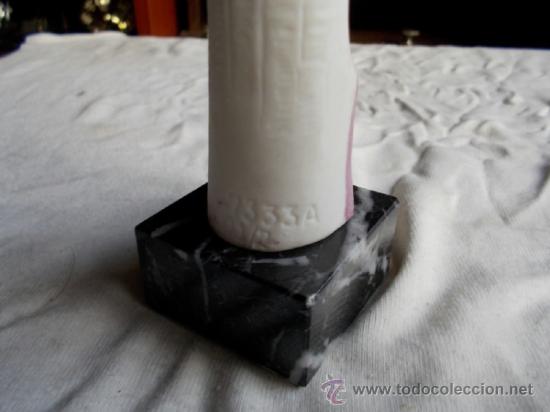 Antig&uuml;edades: Violetero de biscuit - Foto 4