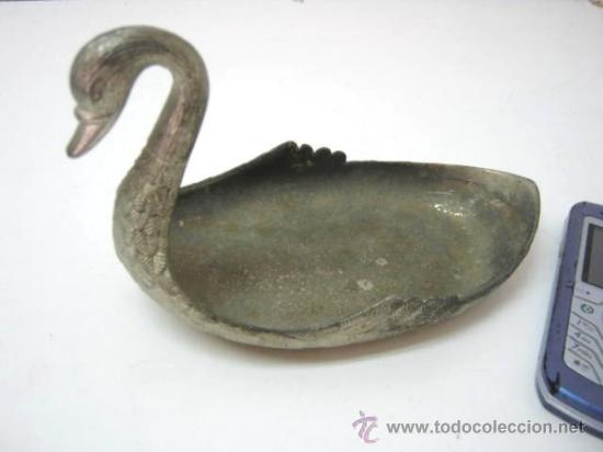 Antig&uuml;edades: Centro de mesa - Cisne 17 cm - Foto 3