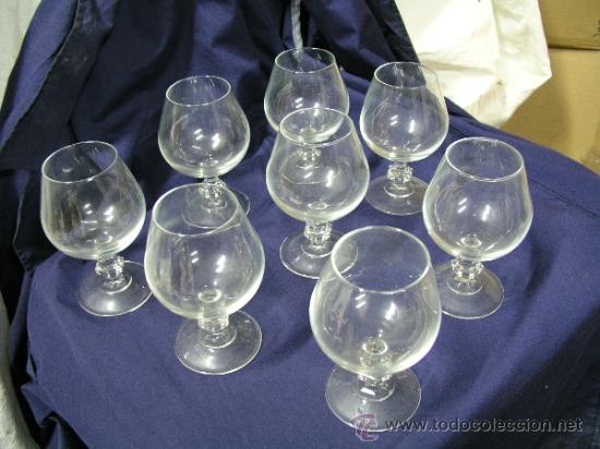 Antig&uuml;edades: JUEGO DE COPAS DE BRANDY  VINTAGE - Foto 2