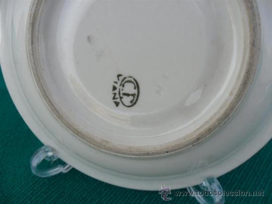 Antig&uuml;edades: peque&ntilde;o plato dibujado - Foto 2