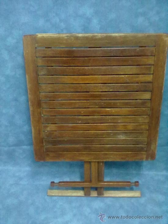 Antig&uuml;edades: MESA PLEGABLE BARCO CATTIE - Foto 3