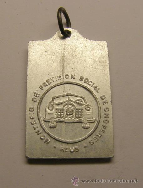 Antig&uuml;edades: Medalla religiosa de San Cristobal, Reus. - Foto 2