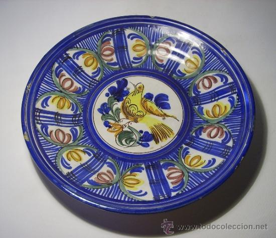 Antig&uuml;edades: PLATO  CERAMICA  DE  MANISES - Foto 4