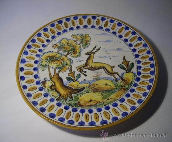 Antig&uuml;edades: PLATO  CERAMICA DE  TALAVERA - Foto 4