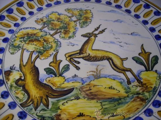 Antig&uuml;edades: PLATO  CERAMICA DE  TALAVERA - Foto 3