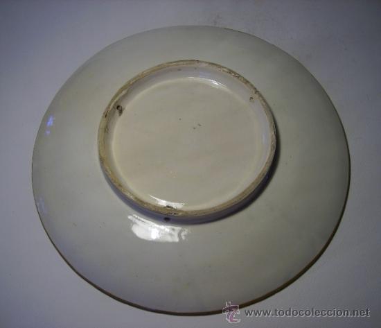 Antig&uuml;edades: PLATO  CERAMICA DE  TALAVERA - Foto 2