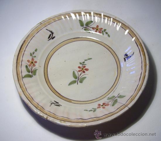 Antig&uuml;edades: PLATO  CERAMICA  DE  MANISES - Foto 5