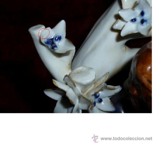 Antig&uuml;edades: Figura porcelana Hispania - Foto 4
