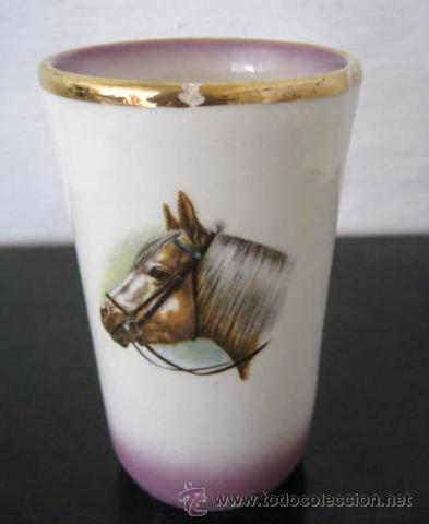 Antig&uuml;edades: Ganga Antiguo Vaso Ceramica CABALLO