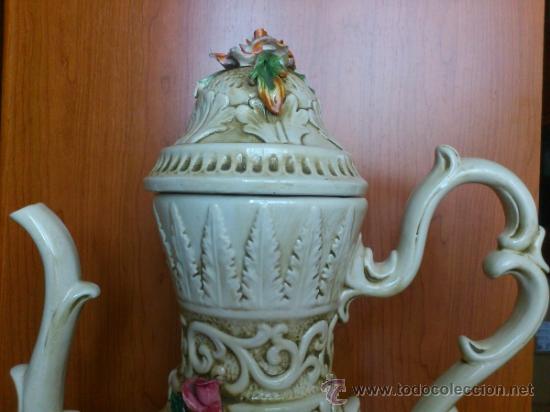 Antig&uuml;edades: Impresionante tetera antigua CAPODIMONTE - Foto 10