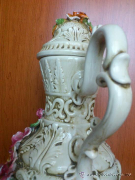 Antig&uuml;edades: Impresionante tetera antigua CAPODIMONTE - Foto 15