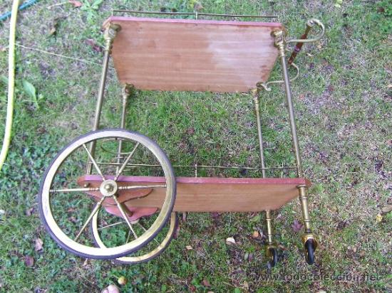 Antig&uuml;edades: CARRITO DE COMEDOR ANTIGUO - Foto 3