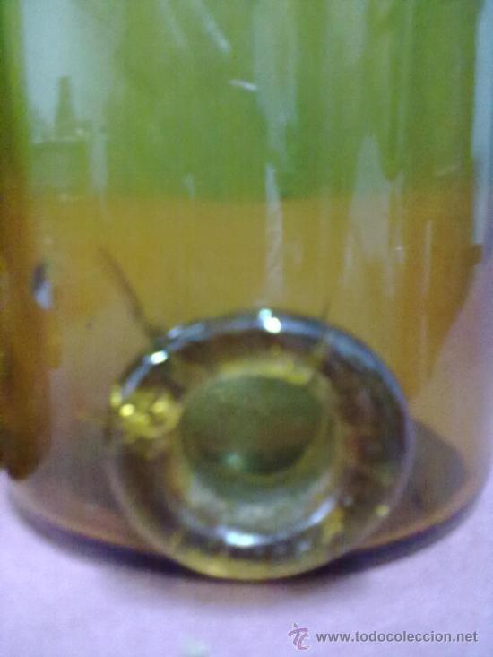 Antig&uuml;edades: BOTELLA LABORATORIO CRISTAL AMBAR - Foto 3