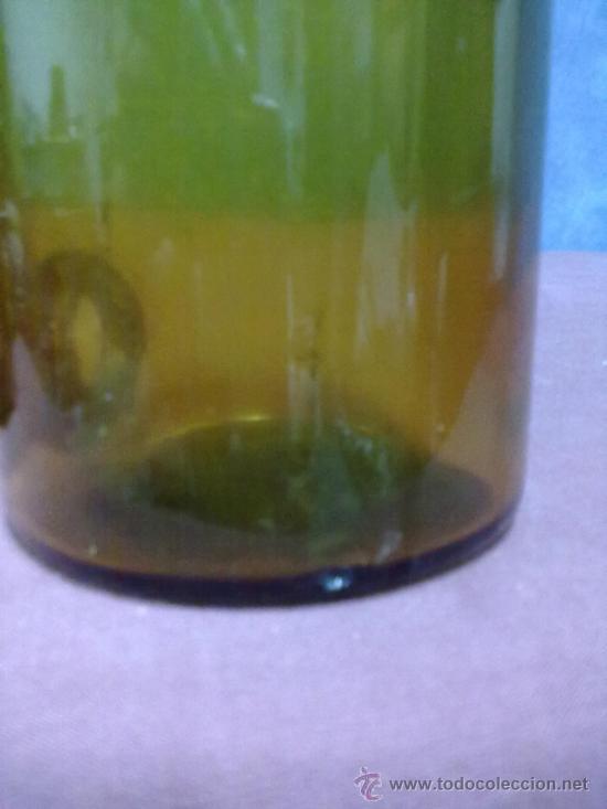 Antig&uuml;edades: BOTELLA LABORATORIO CRISTAL AMBAR - Foto 7