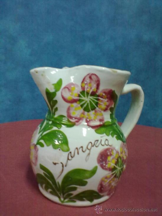 Antig&uuml;edades: JARRA SANGRIA DECORADA - Foto 1