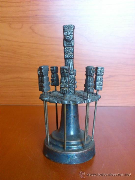 Antig&uuml;edades: Pinchos en metal ( AZTECA ) - Foto 1