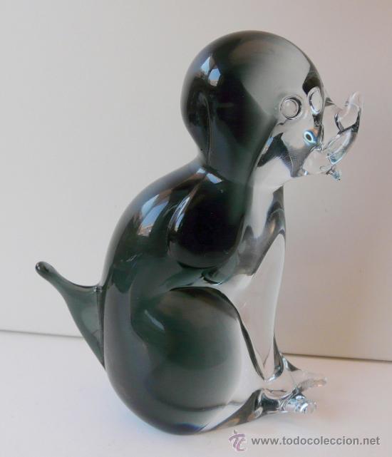 Antig&uuml;edades: FIGURA DE PERRO EN CRISTAL DE MURANO - Foto 1