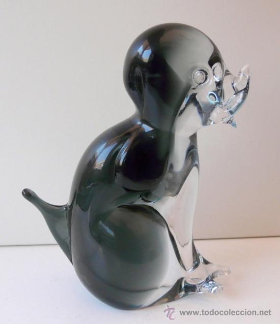 Antig&uuml;edades: FIGURA DE PERRO EN CRISTAL DE MURANO - Foto 6