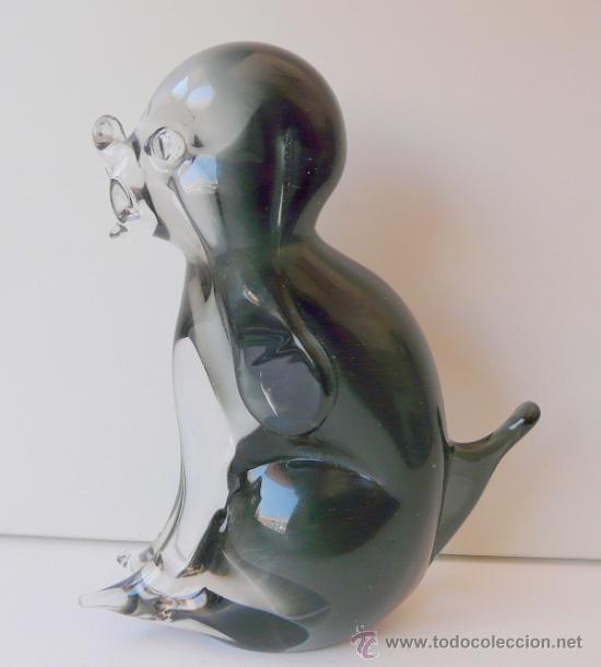 Antig&uuml;edades: FIGURA DE PERRO EN CRISTAL DE MURANO - Foto 2