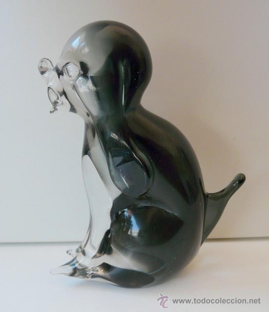 Antig&uuml;edades: FIGURA DE PERRO EN CRISTAL DE MURANO - Foto 5