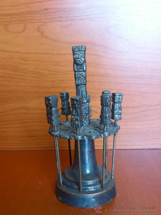 Antig&uuml;edades: Pinchos en metal ( AZTECA ) - Foto 2